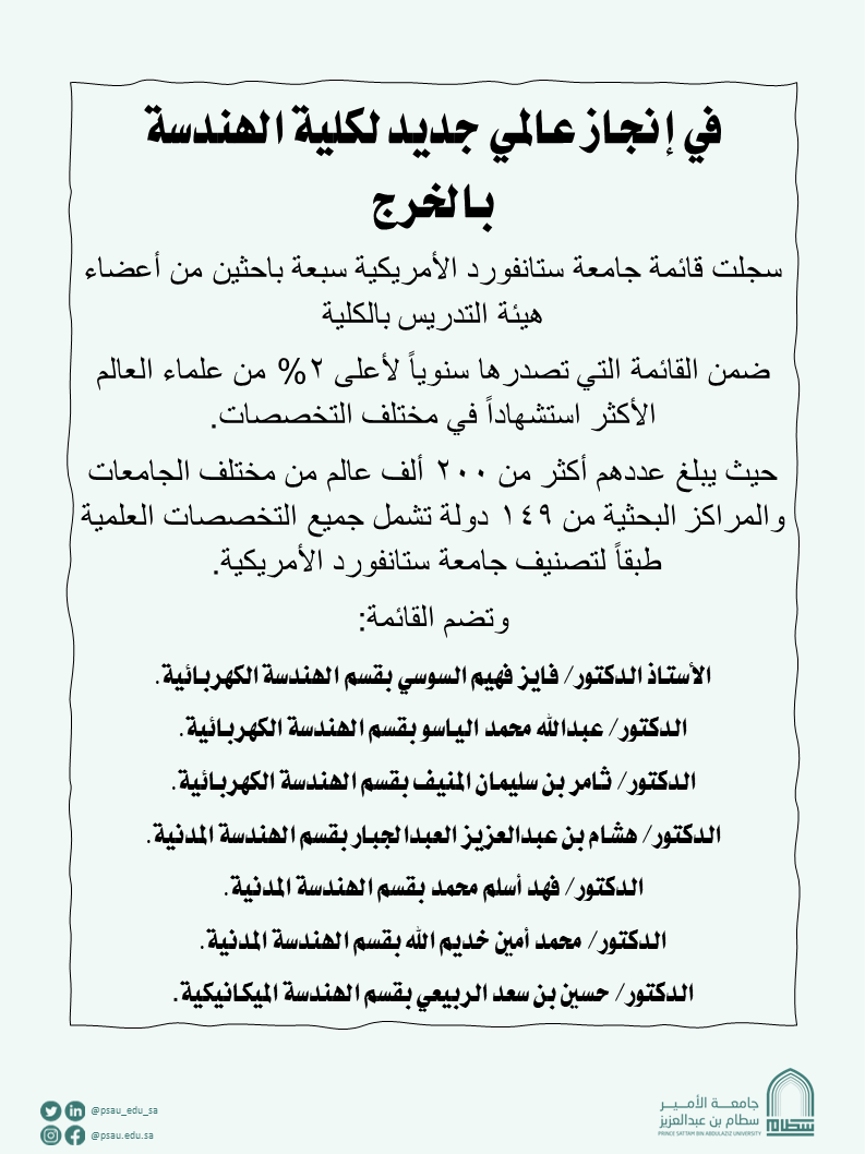 قائمة ستانفورد