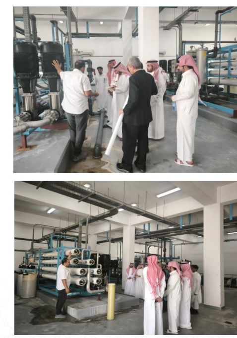 زيارة محطة تحلية المياه