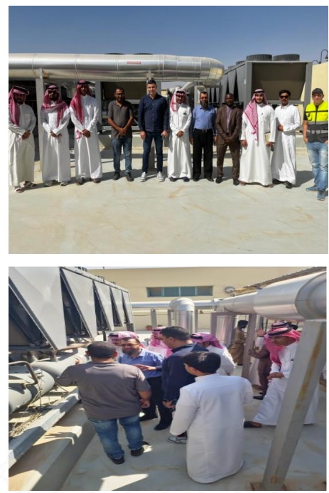 زيارة وحدة التبريد والتكييف