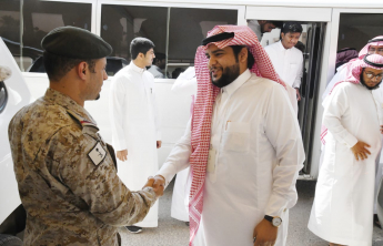 طلاب الكلية في زيارة لمنصة الباتريوت التابعة لقوات الدفاع الجوي الملكي السعودي
