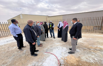 A visit by a delegation of faculty members from the College of Engineering, led by the Dean of the College, Dr. Ali Abdullah Al-Drees, to the headquarters of the Arabian Gas Company in the Industrial Area of Al-Kharj.