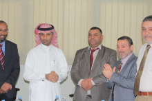 الكلية تحتفي بترقية الدكتور محمد الامجد يوسف بوعزيزي إلى درجة أستاذ