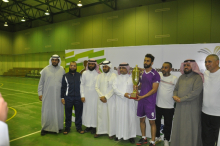 From The Archives :-- Dr. Khudairi Honors the Winners of the University’s Futsal Championship